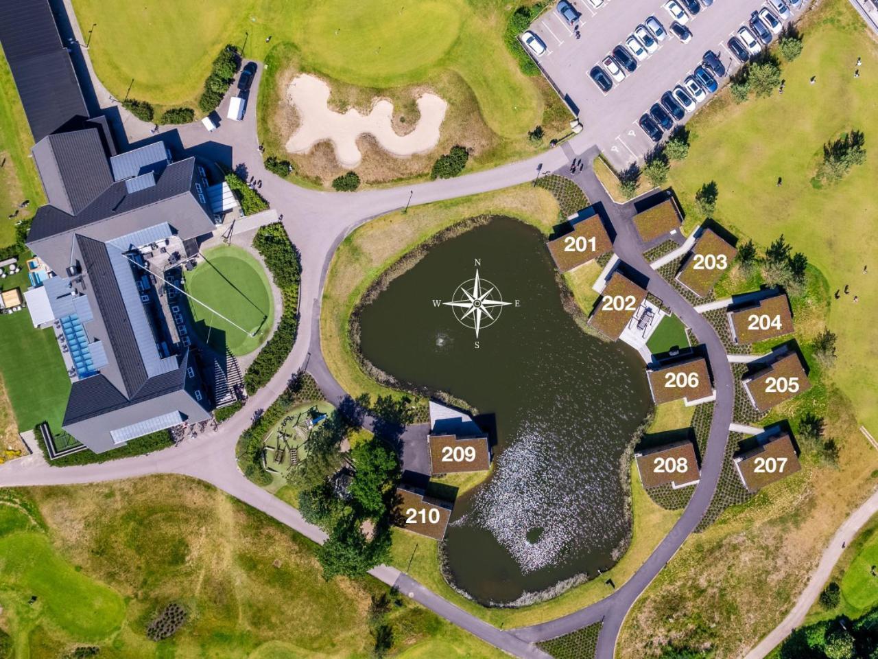Halmstad Golfarena Hotell & Laegenheter Strandlida Екстер'єр фото